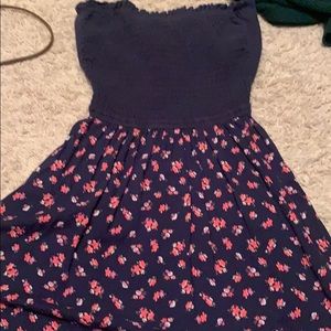 strapless kids dress